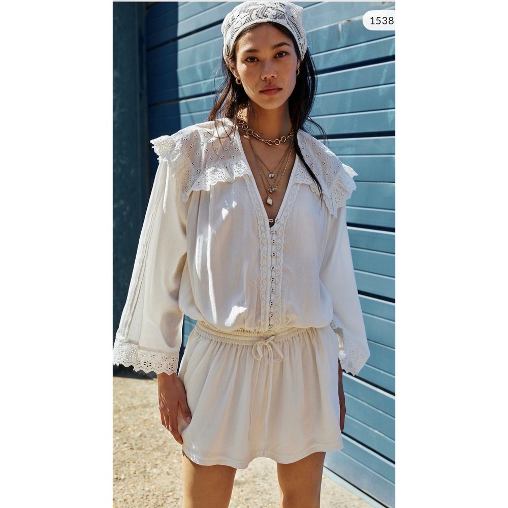 NWT Free People Happy All The Time Mini Dress